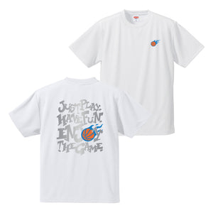 バスケットボール Tシャツ 練習着 半袖 2024 新作 バックプリント BA24