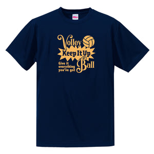 バレーボール Tシャツ ドライシルキー ウェア 練習着に！全12色 V801 - apricot by office uns