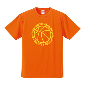 バスケットボール Tシャツ ドライ ウェア 練習着に！全12色 BA701 - apricot by office uns