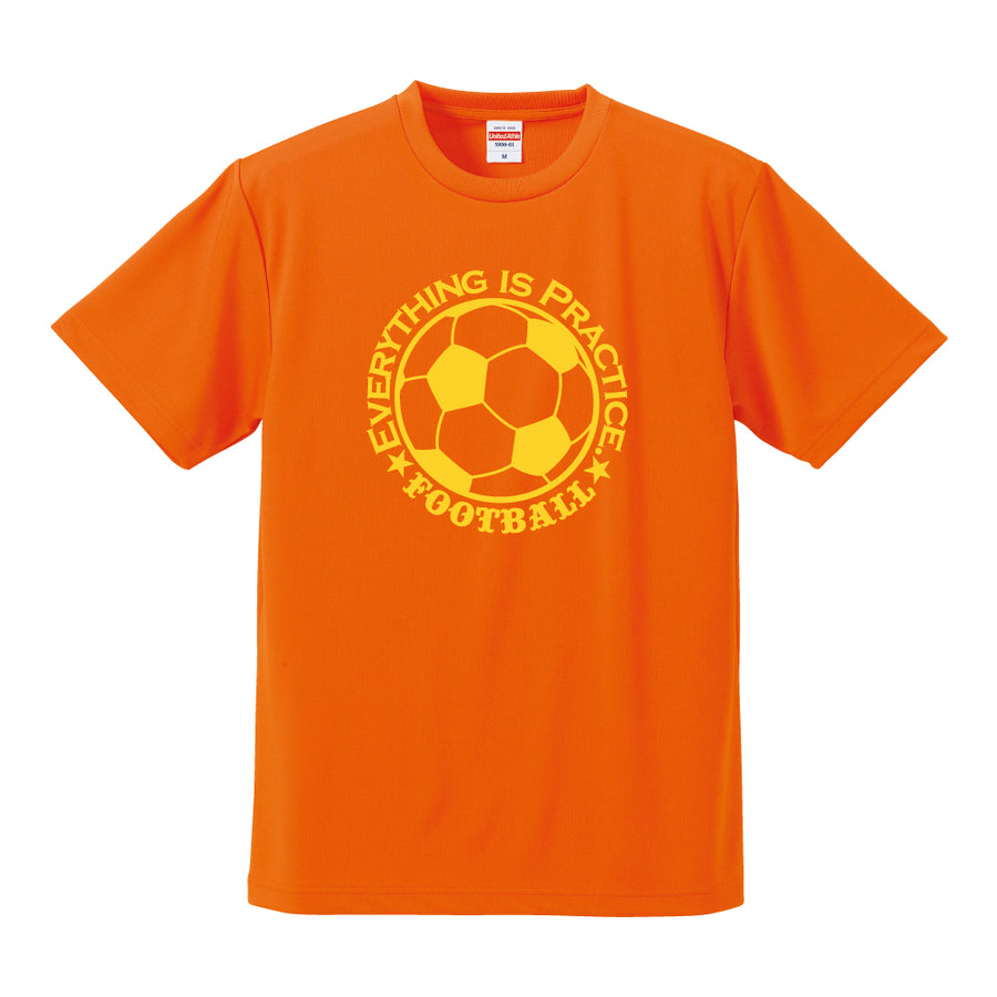 サッカー ボール Tシャツ ドライ ウェア 練習着に！全12色 F701 - apricot by office uns